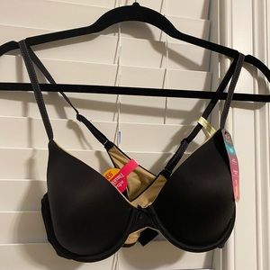 Maidenform Comfort Devotion Tailored Demi Bra Black 36 B NWT